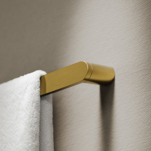 Luxe Brushed Gold 3 Bar Towel Rail 600mm
