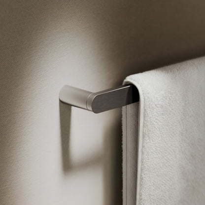 Luxe Brushed Stainless 3 Bar Towel Rail 600mm