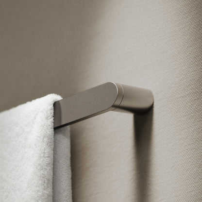 Luxe Brushed Stainless 3 Bar Towel Rail 600mm