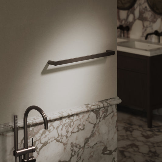 Luxe Deep Bronze Towel Bar Rail 600mm