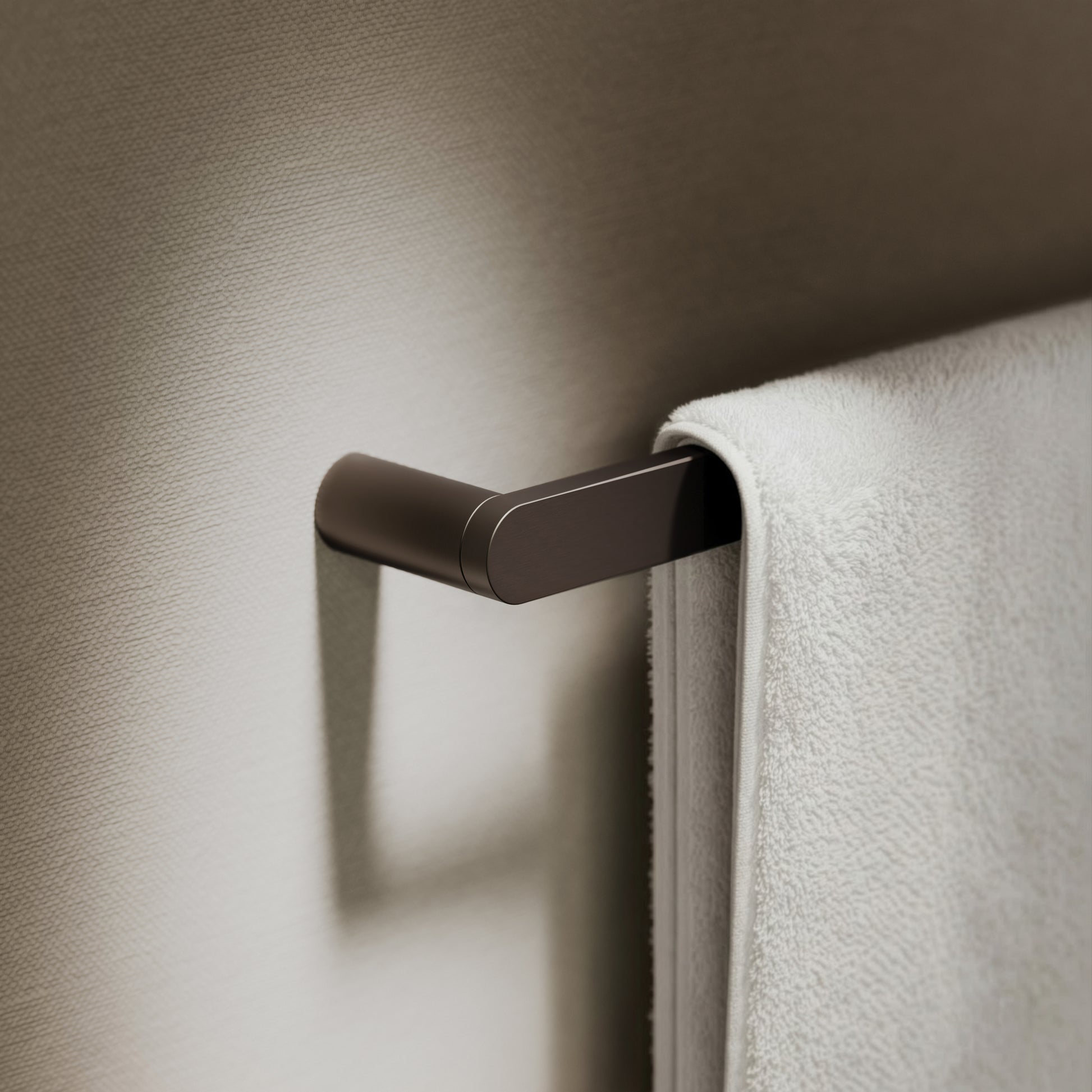 Luxe Deep Bronze Towel Bar Rail 600mm