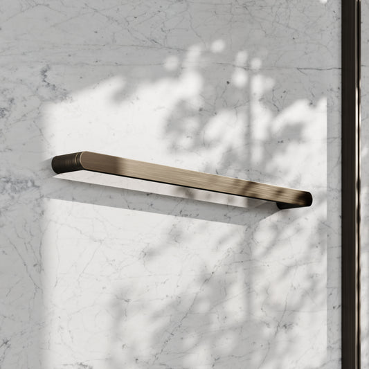 Luxe Brushed Bronze Towel Bar Rail 600mm