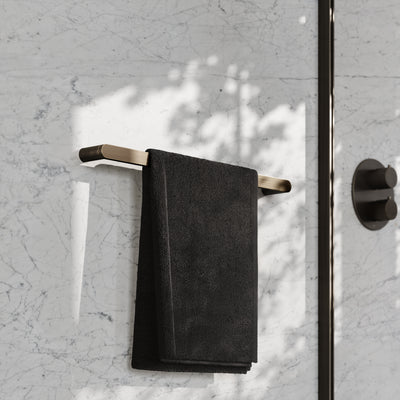 Luxe Brushed Bronze Towel Bar Rail 600mm