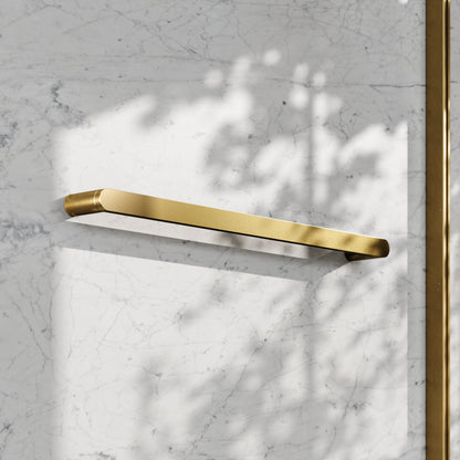 Luxe Brushed Gold Towel Bar Rail 600mm