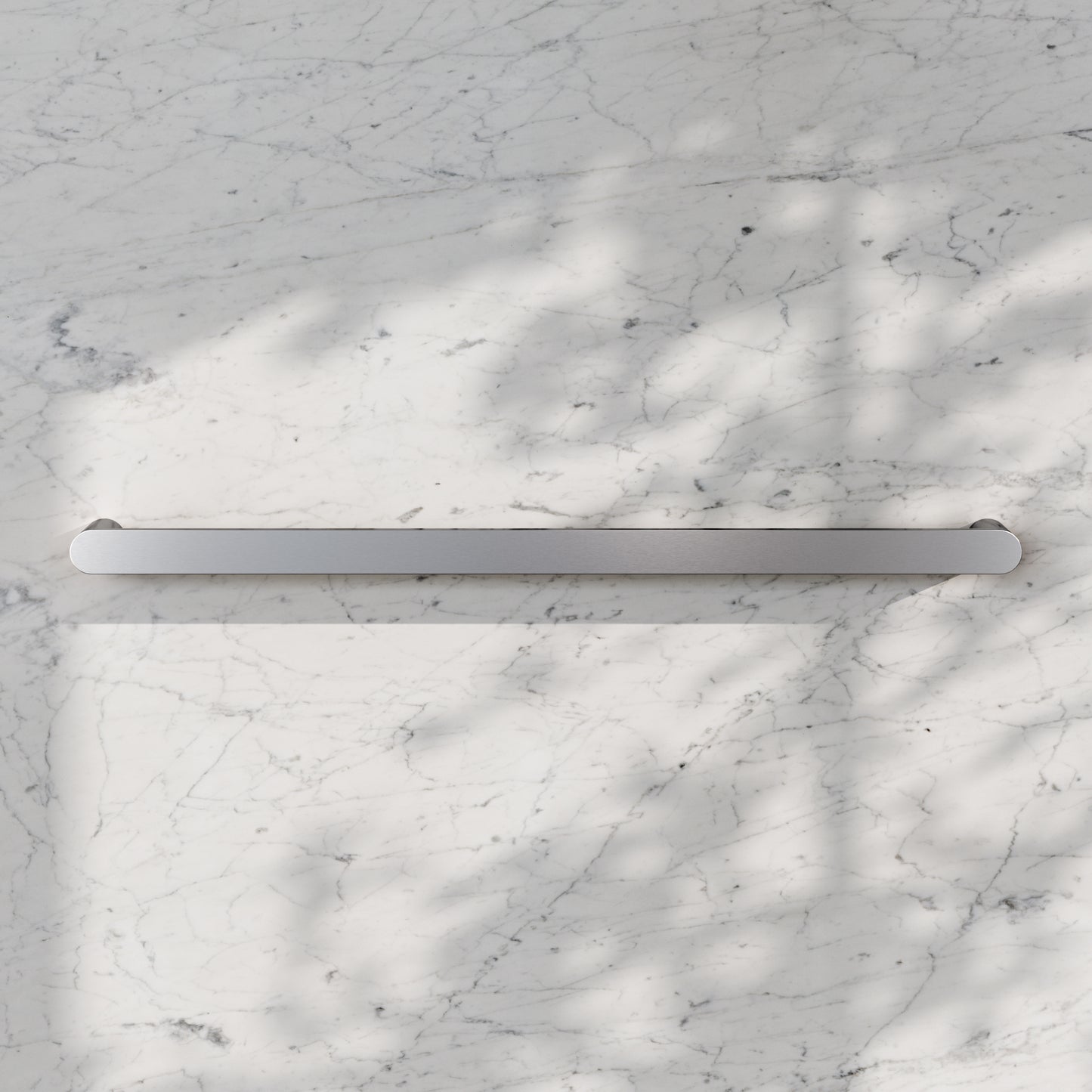 Luxe Brushed Stainless 3 Bar Towel Rail 600mm