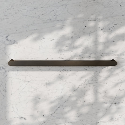Luxe Deep Bronze Towel Bar Rail 600mm