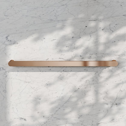 Luxe Rose Gold Towel Bar Rail 600mm