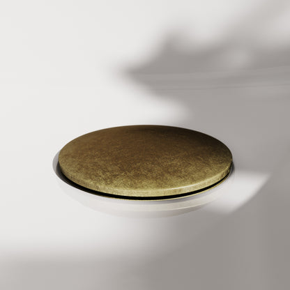 Luxe Aged Bronze Unslotted Click Clack Basin Waste