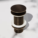 Luxe Brushed Bronze Unslotted Click Clack Basin Waste