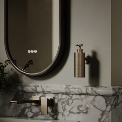 Luxe Brushed Bronze Wall Mounted Soap Dispenser