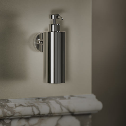 Luxe Chrome Wall Mounted Soap Dispenser