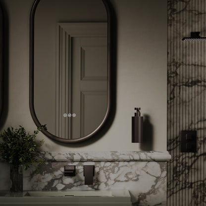Luxe Deep Bronze Wall Mounted Soap Dispenser