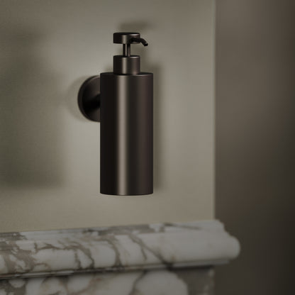 Luxe Deep Bronze Wall Mounted Soap Dispenser