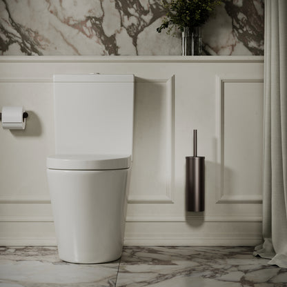 Luxe Deep Bronze Wall Mounted Toilet Brush