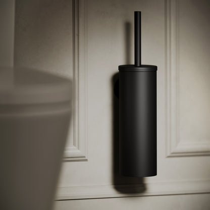 Luxe Matte Black Wall Mounted Toilet Brush