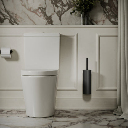 Luxe Matte Black Wall Mounted Toilet Brush