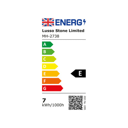 Perla Travertine & Brushed Gold Hanging Pendant Light 700mm