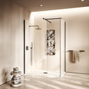 Modular Complete Walk In Shower Enclosure Matte Black - KIT B (ALL SIZES)