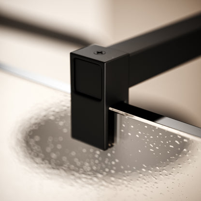 Modular Matte Black Shower Screen (All Sizes)
