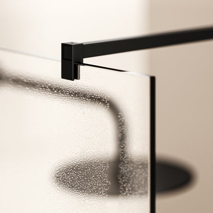 Modular Matte Black Shower Screen (All Sizes)