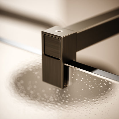 Modular Brushed Bronze Complete Walk In Shower Enclosure - KIT A - All Sizes