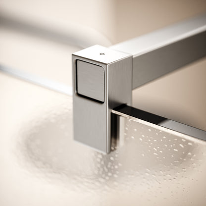 Modular Shower Screen Brushed Stainless (ALL SIZES)