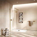 Modular Shower Screen Polished Brass (ALL SIZES)