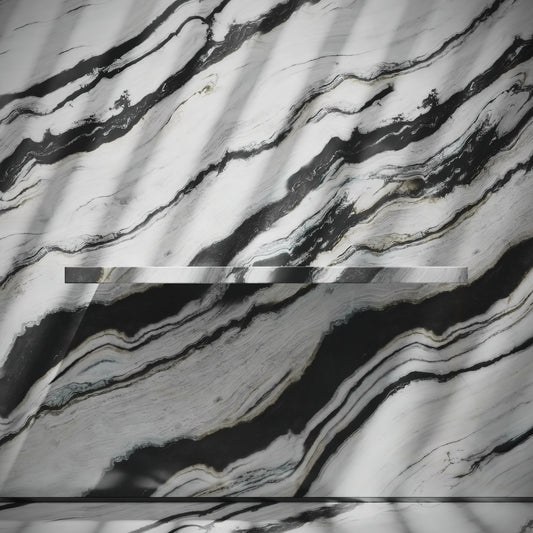 Levitare Panda Marble Ultra Thin Wall Mounted Basin 1200mm (Offset Waste)