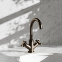 Regal Brushed Bronze Crosshead Basin Mixer Tap