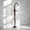 Regal Deep Bronze Crosshead Floorstanding Bath Shower Filler Tap