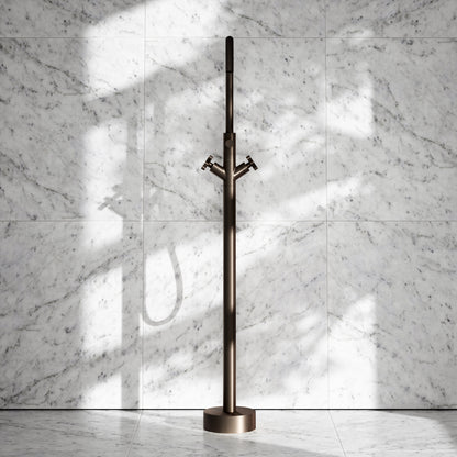 Regal Deep Bronze Crosshead Floorstanding Bath Shower Filler Tap