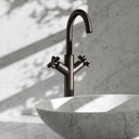 Regal Deep Bronze Crosshead Tall Basin Mixer Tap