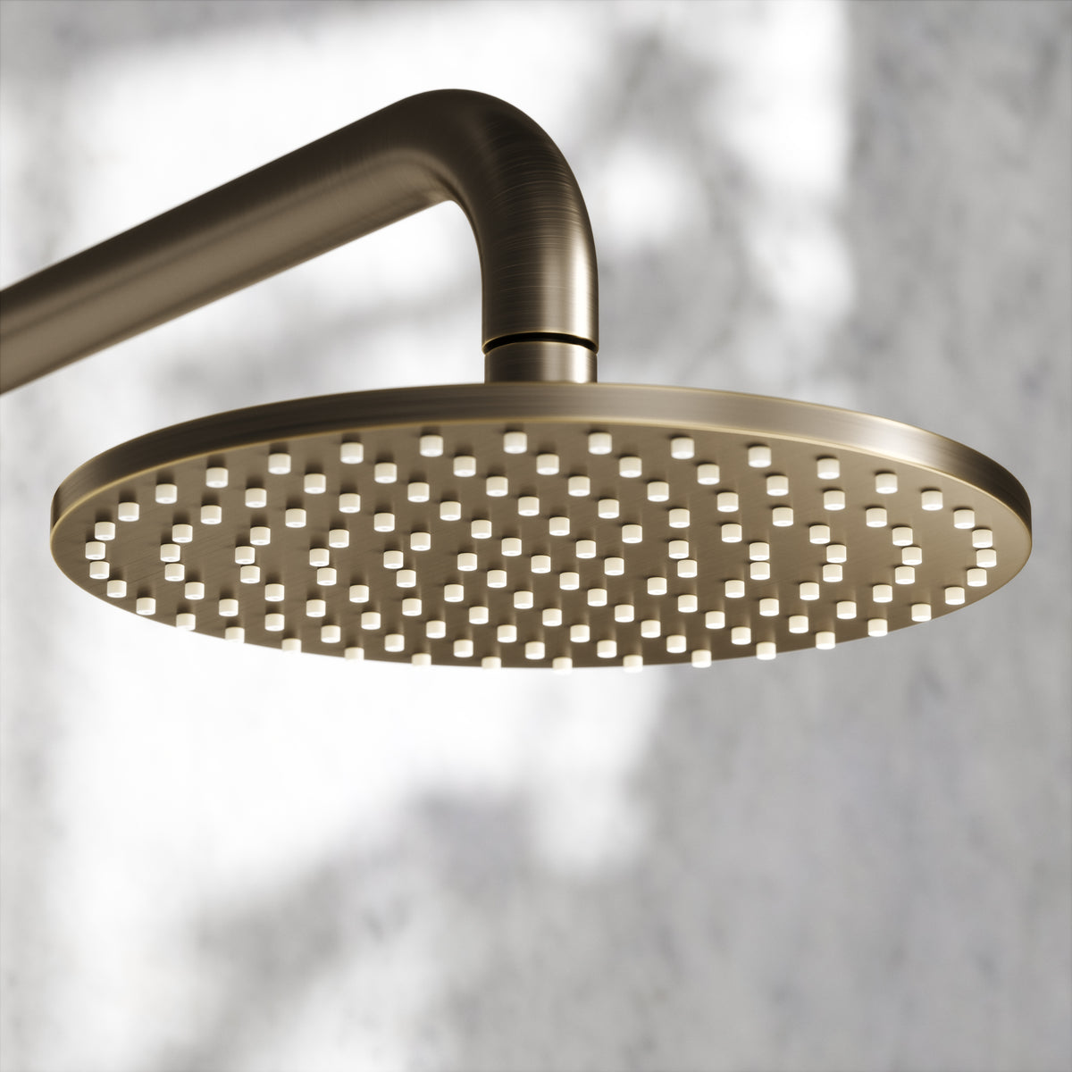 Regal Brushed Bronze Crosshead Thermostatic 3-Way Mixer Shower System