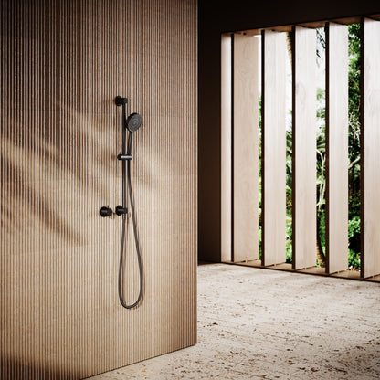 Revive Deep Bronze Shower Riser Kit with Valve