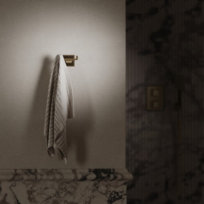 Baroque Aged Bronze Double Robe Hook