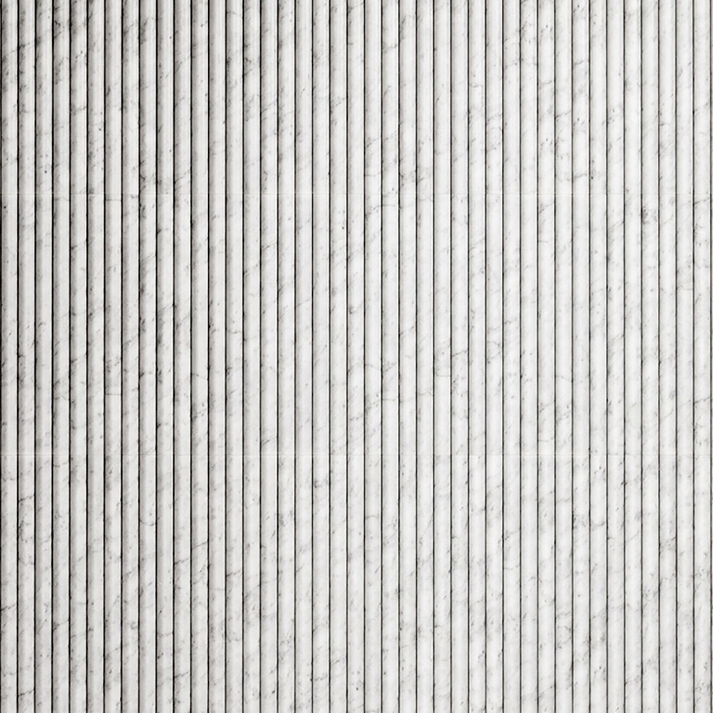 Romano Fluted Carrara Marble Mosaic Tile Sample
