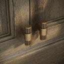 Royal Oak Aged Bronze Deep Flute T-Bar Cabinet Door Handle