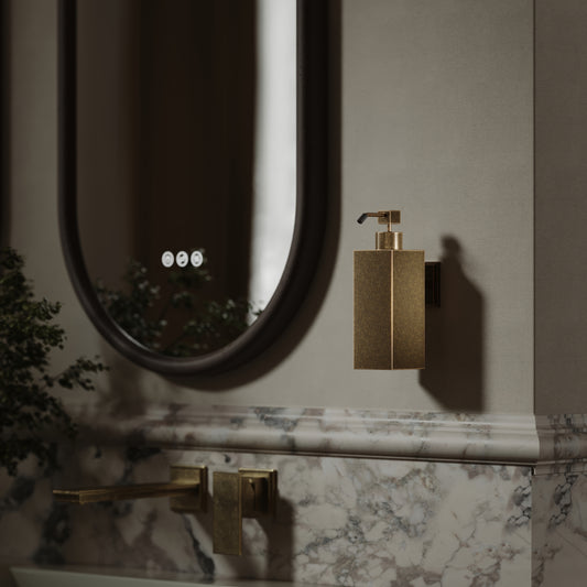 Baroque Aged Bronze Wall Mounted Soap Dispenser