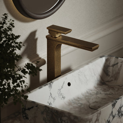 Baroque Aged Bronze Monobloc Tall Basin Mixer Tap