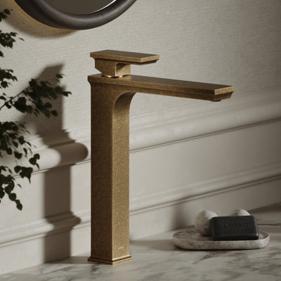 Baroque Aged Bronze Monobloc Tall Basin Mixer Tap