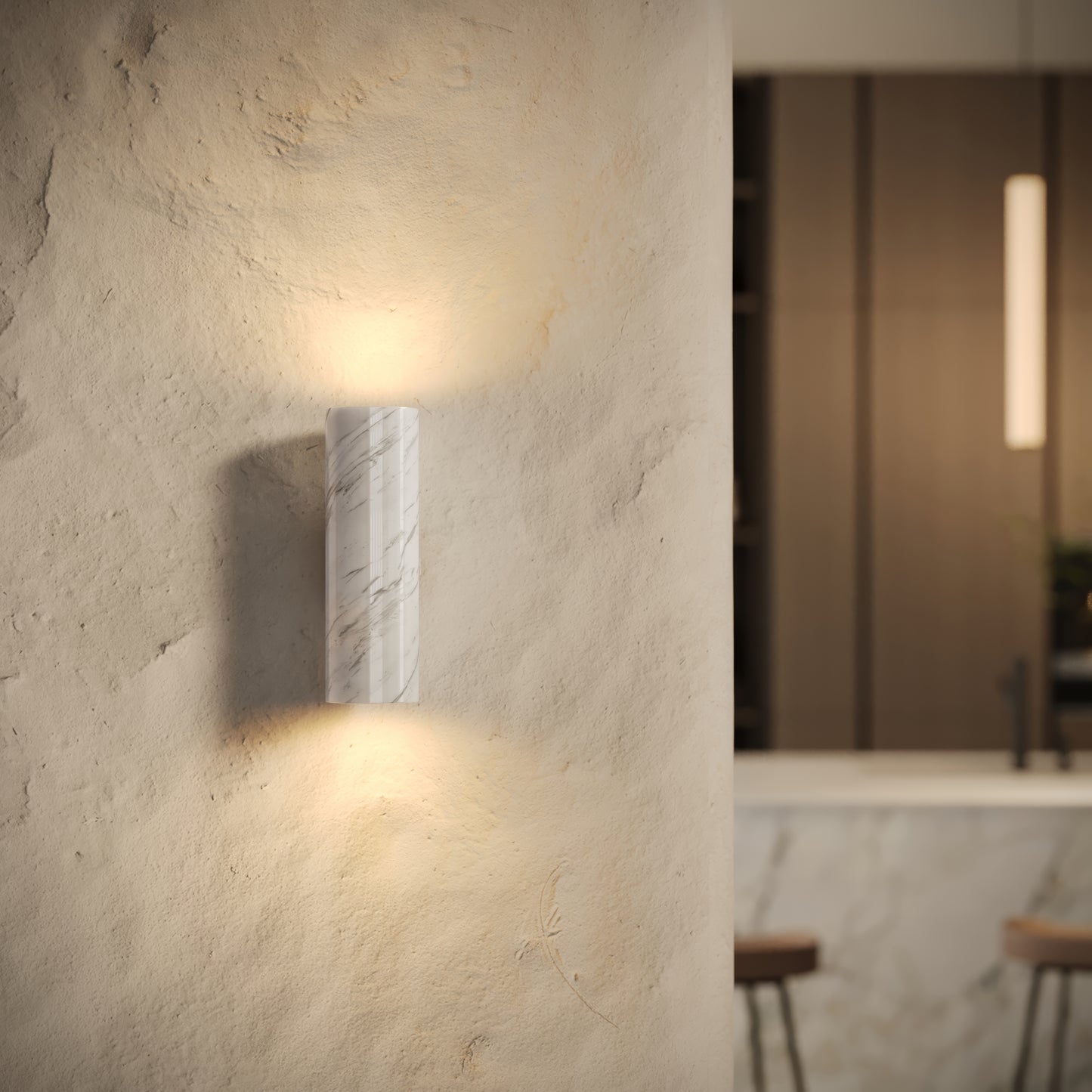 Tesoro Volakas Wall Sconce Light 250mm