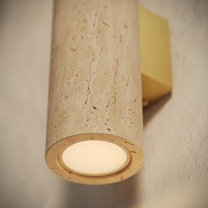 Tesoro Travertine Wall Sconce Light 250mm