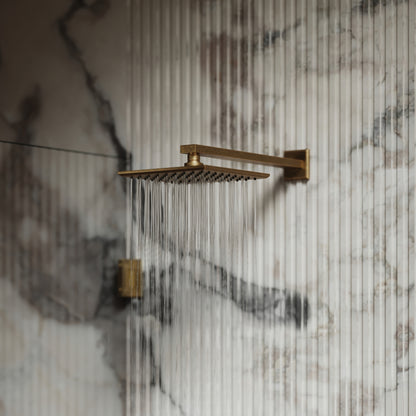 Baroque Aged Bronze Thermostatic Shower with Handheld