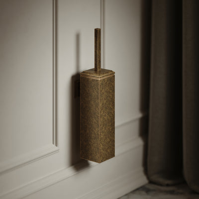 Baroque Aged Bronze Wall Mounted Toilet Brush