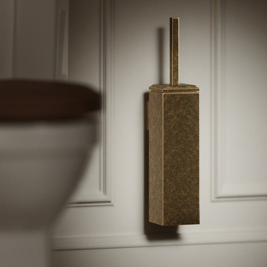 Baroque Aged Bronze Wall Mounted Toilet Brush