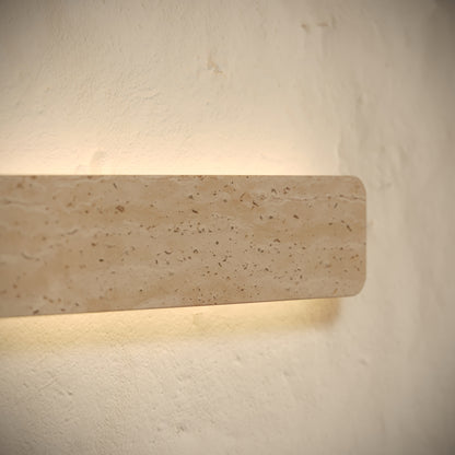Tramonto Travertine Wall Sconce Light 600mm
