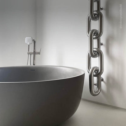 Notion Clay Freestanding Round Stone Bath 1350mm