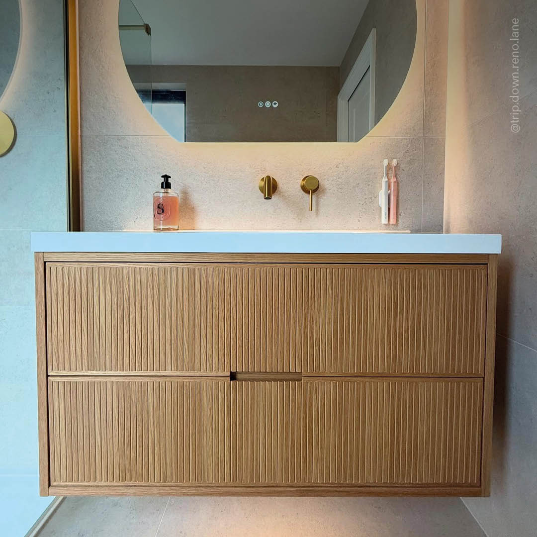Harrington Natural Oak Vanity Unit 600-1200mm