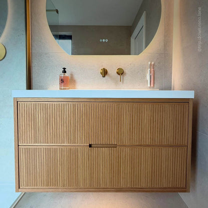 Harrington Natural Oak Vanity Unit 600-1200mm