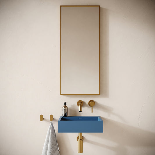 Sostanza Azure Concrete Wall Hung Basin 400mm